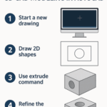3D CAD modelling in AutoCAD