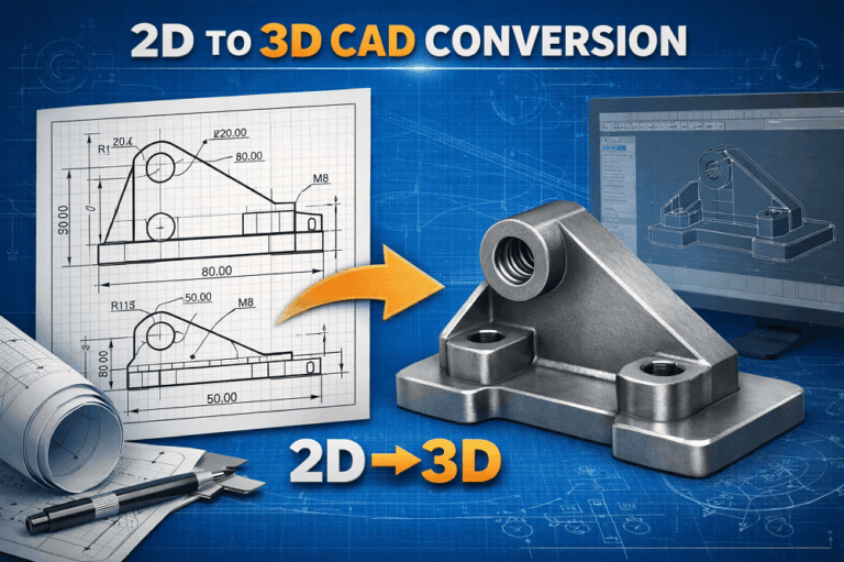 2D to 3D CAD Conversion